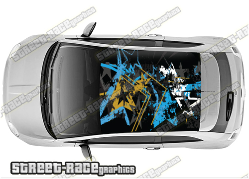 Fiat 500 roof wrap 514