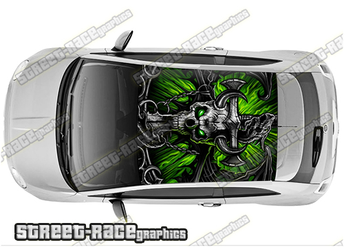Fiat 500 roof wrap 517