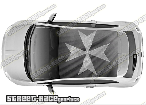 Fiat 500 roof wrap 727