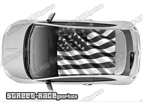 Fiat 500 roof wrap 731