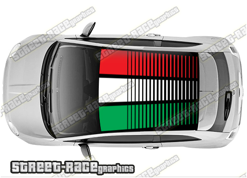 Fiat 500 roof wrap 736