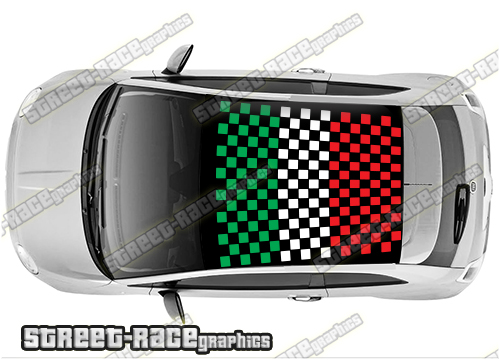 Fiat 500 roof wrap 738