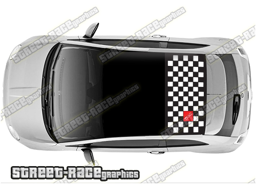 Fiat 500 roof wrap 739