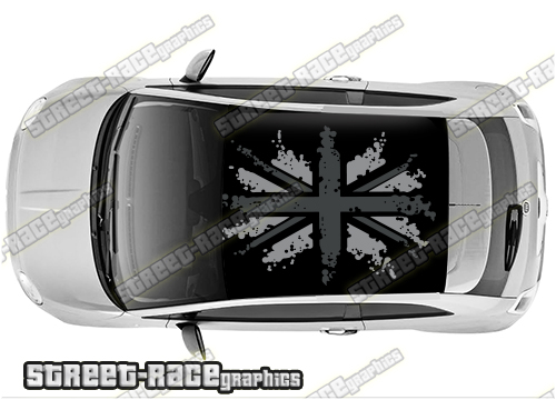 Fiat 500 roof wrap 741