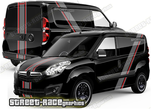 Fiat Doblo full stripes 002