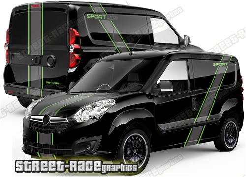 Fiat Doblo full stripes 003 - Image 2