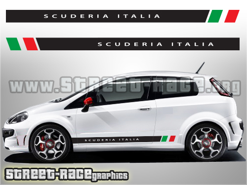Fiat Punto racing stripes 009 - Scuderia Italia