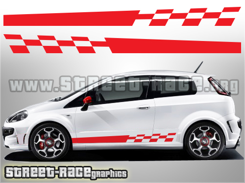 Fiat Punto racing stripes 014