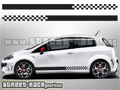 Fiat Punto racing stripes 015