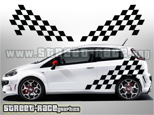 Fiat Punto flag graphics 016