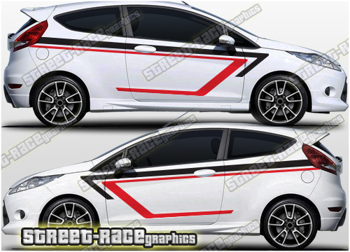 011 Ford Fiesta Rally graphics