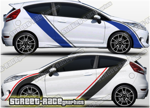 012 Ford Fiesta Rally graphics