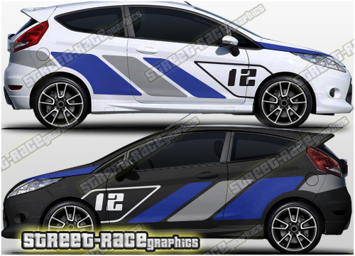 017 Ford Fiesta ST-R graphics (sides)