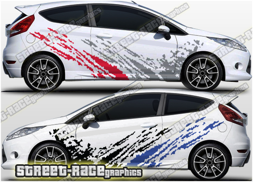 025 Ford Fiesta rally graphics