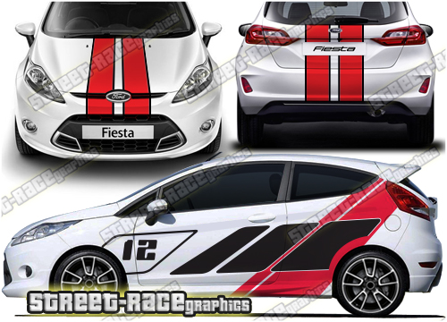 041 Ford Fiesta rally graphics