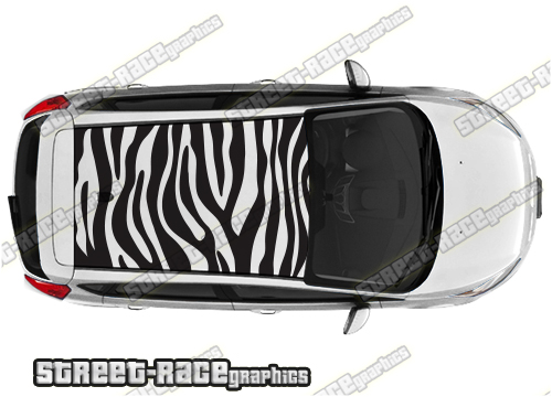 Ford Fiesta roof 007 graphics