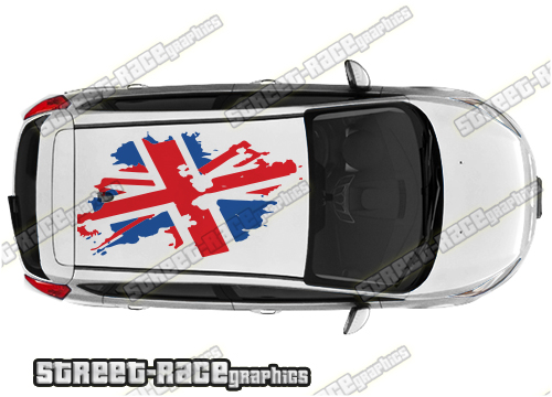Ford Fiesta roof 018 graphics