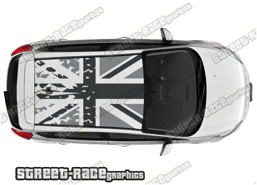 Ford Fiesta roof 020 graphics