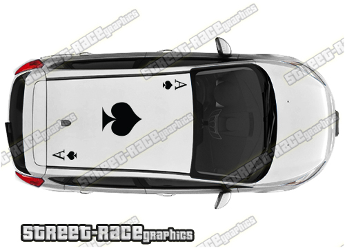 Ford Fiesta roof 025 graphics
