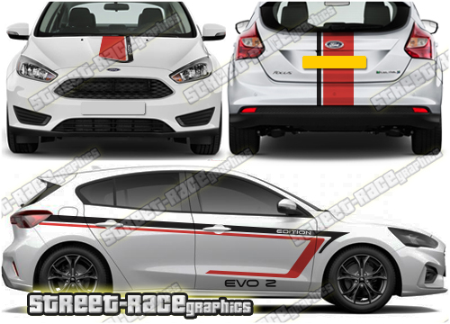 Ford Focus full 001 race track livery