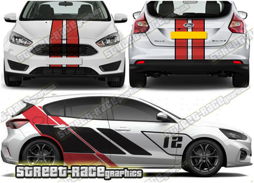 Ford Focus full 003 ST-R graphics