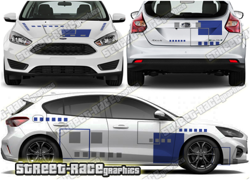 Ford Focus full 004 rally graphics