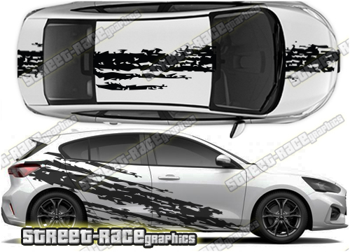 Ford Focus full 006 rally graphics