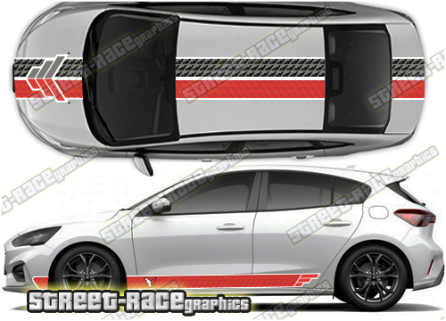 Ford Focus full 007 TANNER FOUST decals
