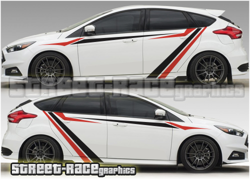 009 Ford Focus racing graphics