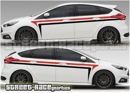 010 Ford Focus racing graphics