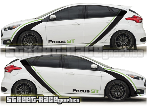 012 Ford Focus ST racing graphics