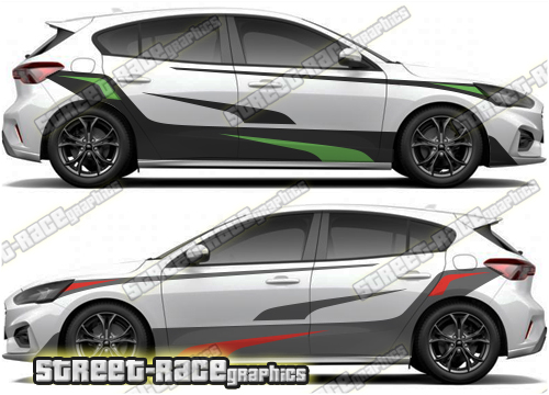 023 Ford Focus Rally graphics