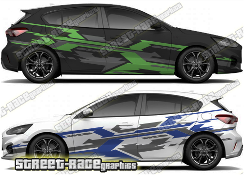 024 Ford Focus Rally graphics