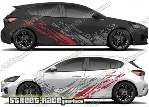 025 Ford Focus rally graphics