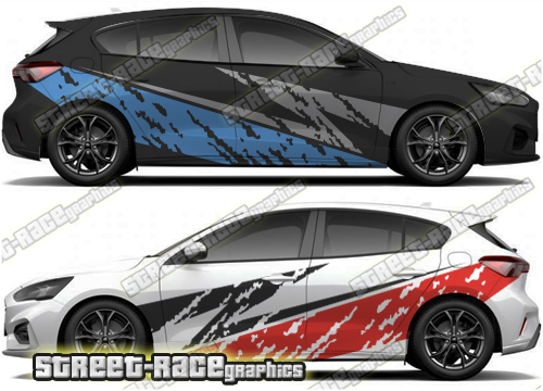 030 Ford Focus rally graphics