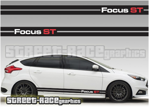 Ford Focus racing stripes 001a - ST