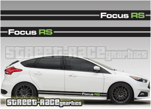 Ford Focus racing stripes 001b - RS