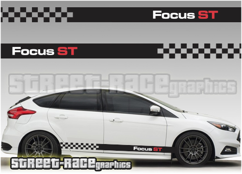 Ford Focus racing stripes 002a - ST