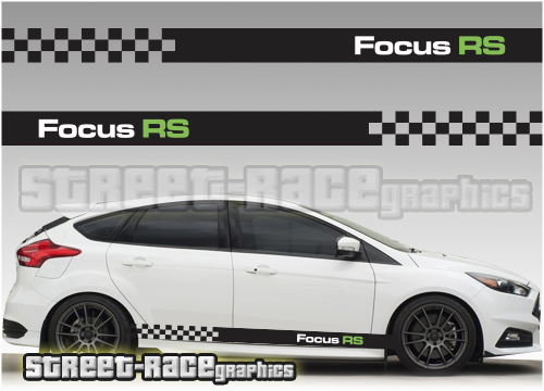 Ford Focus racing stripes 002b - RS