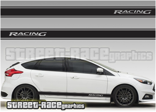 Ford Focus side stripes 003b