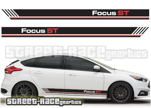 Ford Focus side stripes 004a - ST