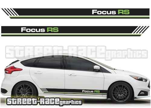 Ford Focus side stripes 004b - RS