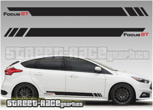 Ford Focus racing stripes 013 - ST