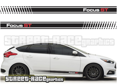 Ford Focus racing stripes 016 - ST