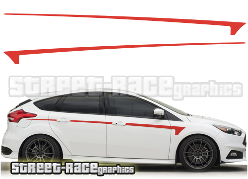 Ford Focus racing stripes 017
