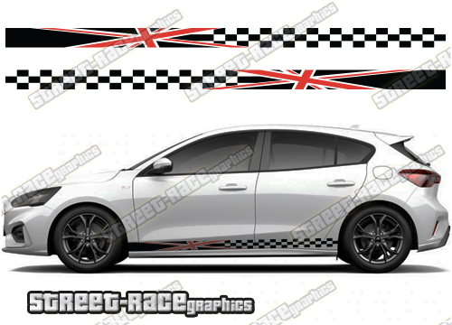 Ford Focus racing stripes 021
