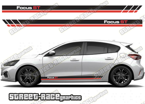 Ford Focus side stripes 024