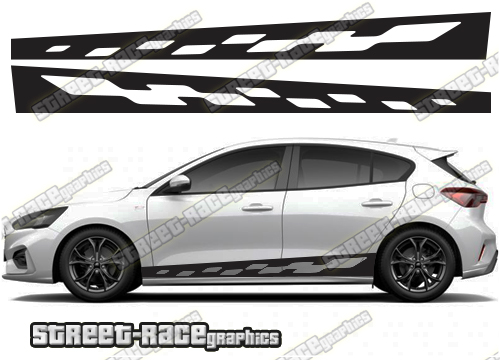 Ford Focus side stripes 027