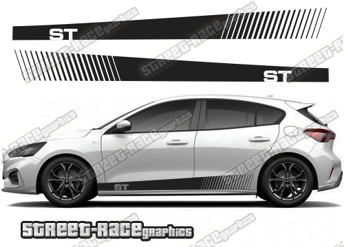 Ford Focus side stripes 031