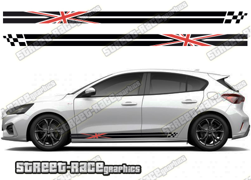 Ford Focus racing stripes 034